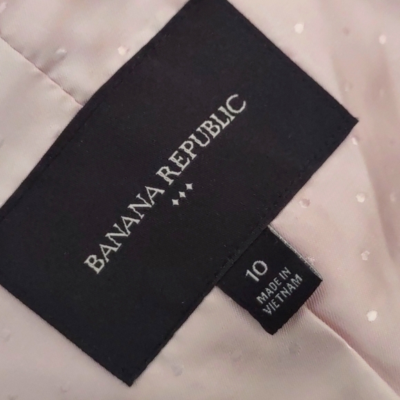 Banana Republic Ladies Bright Red Lux (1) Button Blazer/Jacket - Picture 17 of 17